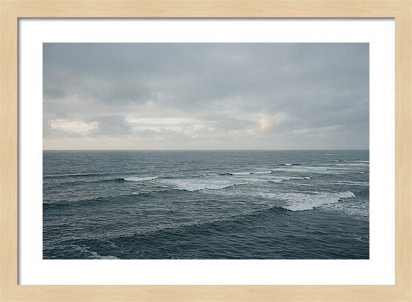 Deep Blue Ocean Waves