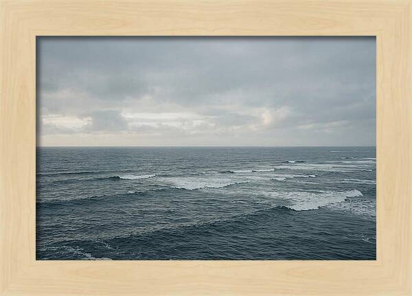 Deep Blue Ocean Waves