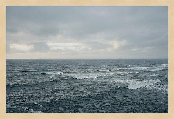 Deep Blue Ocean Waves