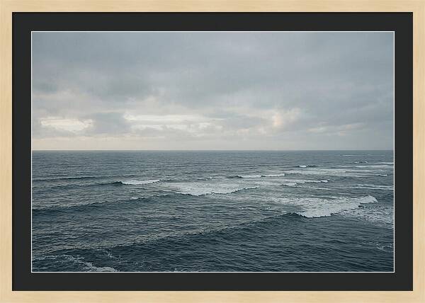 Deep Blue Ocean Waves