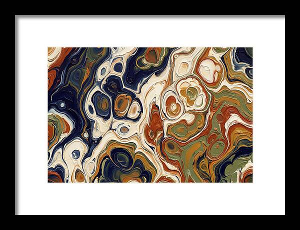Deep Ocean Blue Swirls