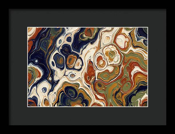 Deep Ocean Blue Swirls