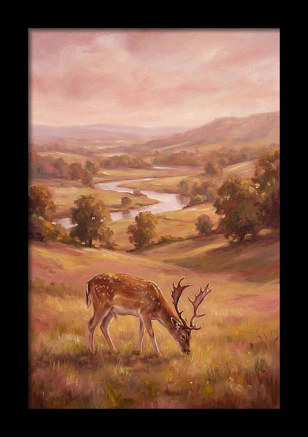 Deer In Serene Landscape
