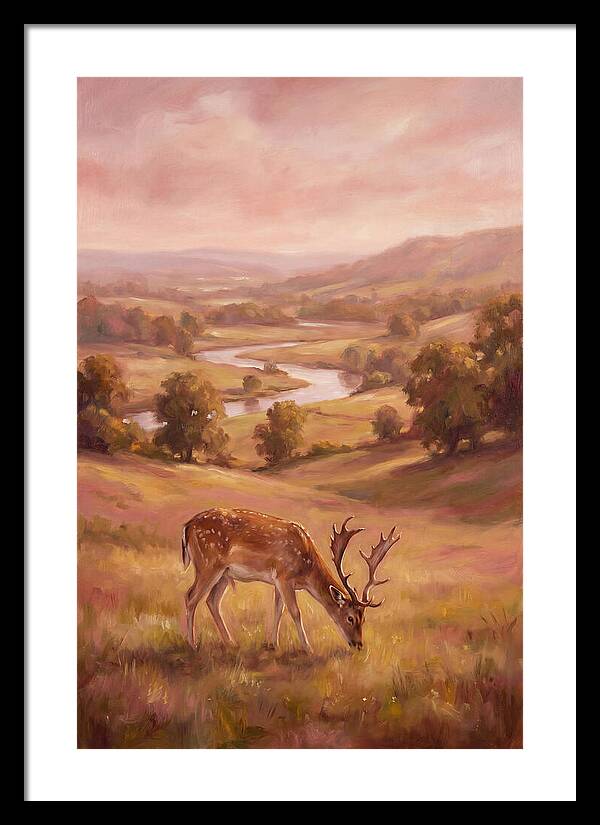 Deer In Serene Landscape