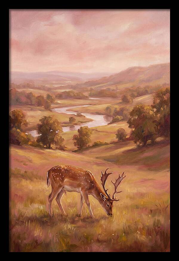 Deer In Serene Landscape