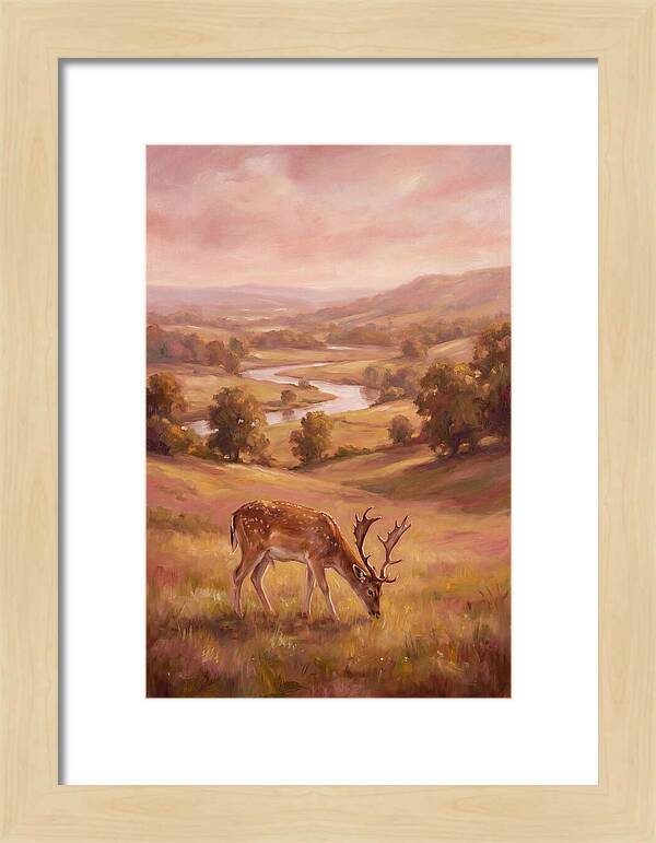 Deer In Serene Landscape