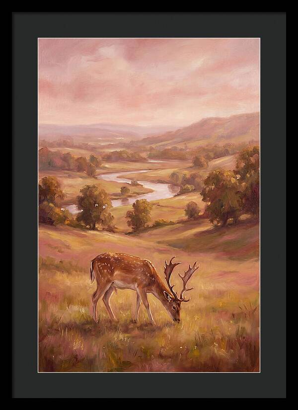 Deer In Serene Landscape