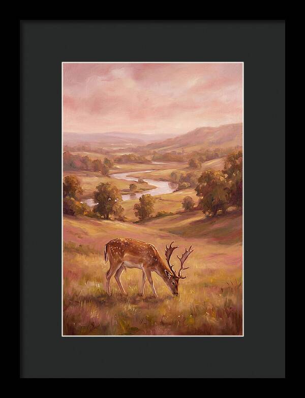 Deer In Serene Landscape