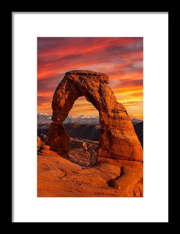 Delicate Arch At Sunset