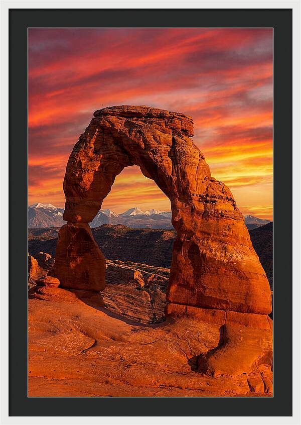 Delicate Arch At Sunset