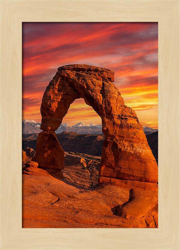 Delicate Arch At Sunset