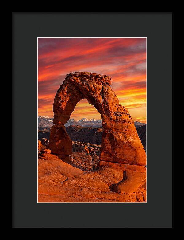 Delicate Arch At Sunset