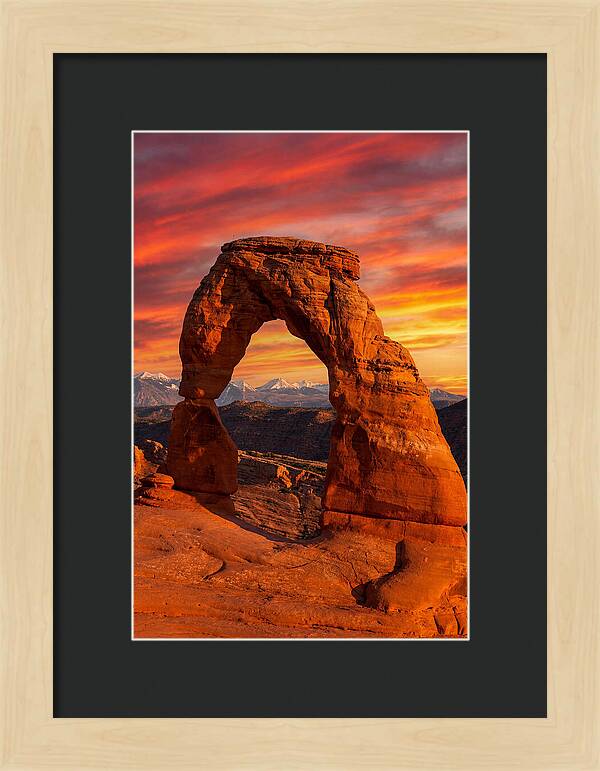 Delicate Arch At Sunset