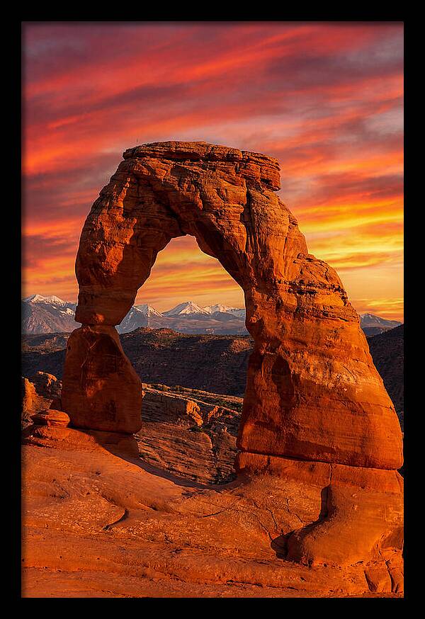 Delicate Arch At Sunset