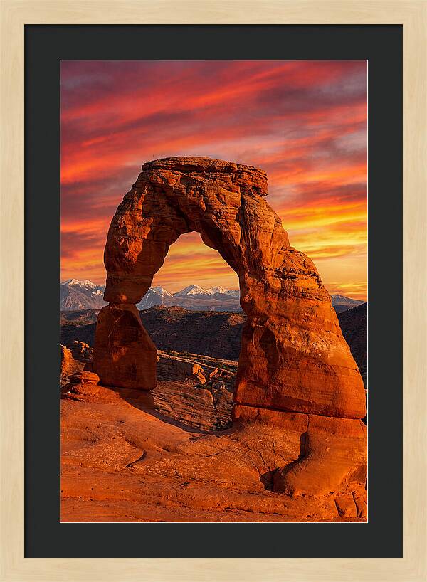 Delicate Arch At Sunset