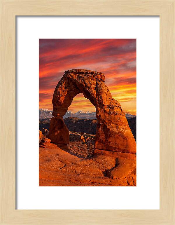 Delicate Arch At Sunset