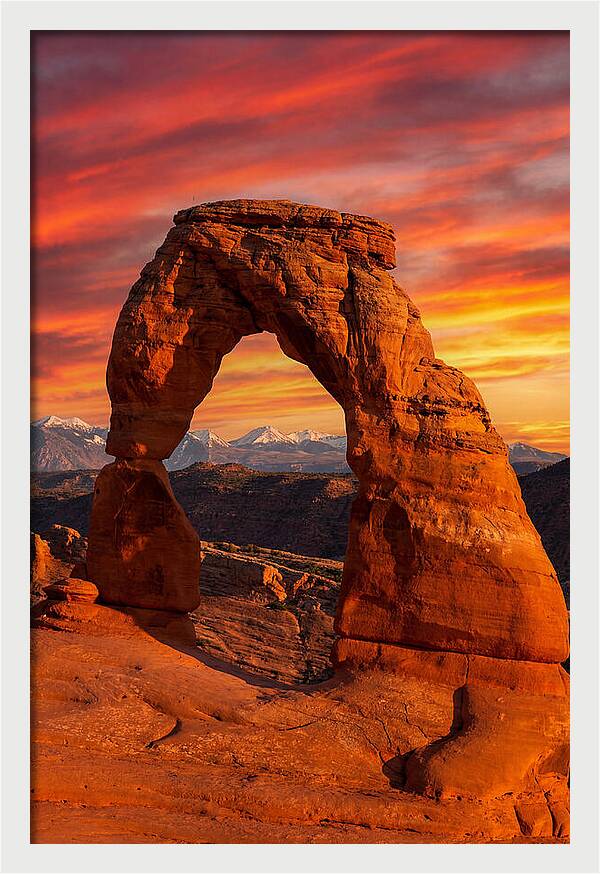 Delicate Arch At Sunset