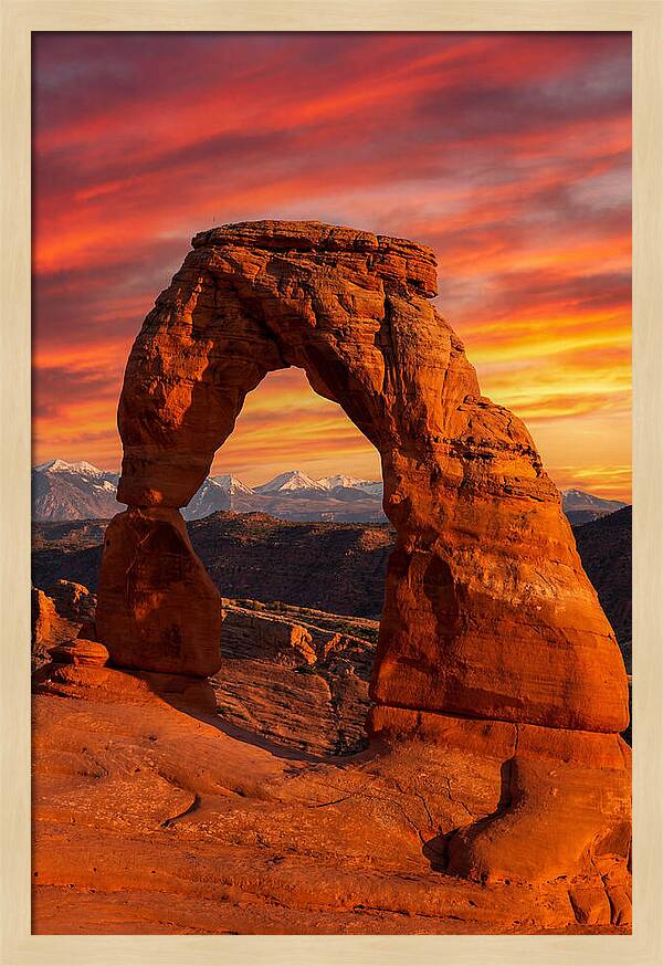Delicate Arch At Sunset