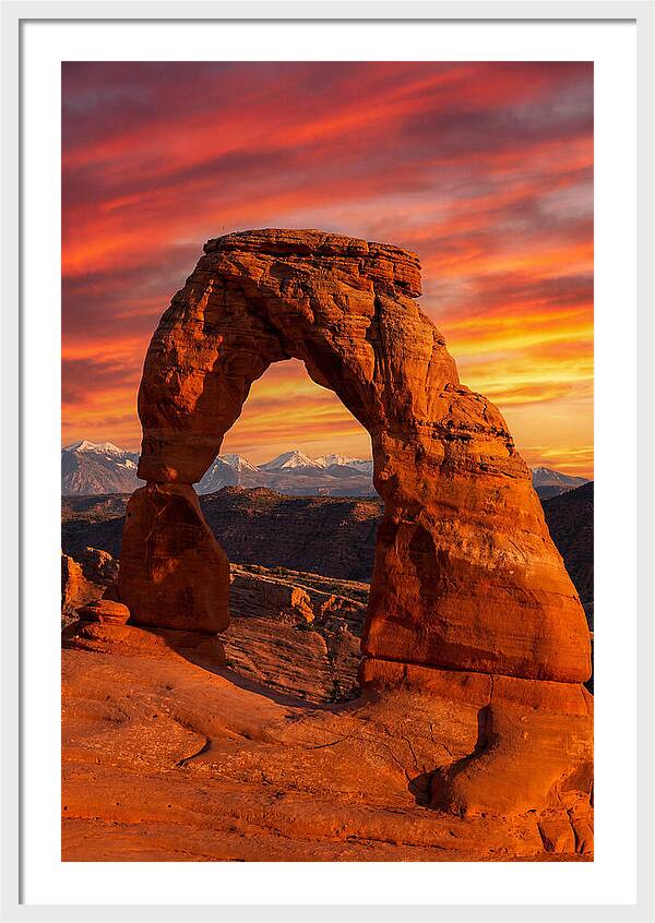Delicate Arch At Sunset