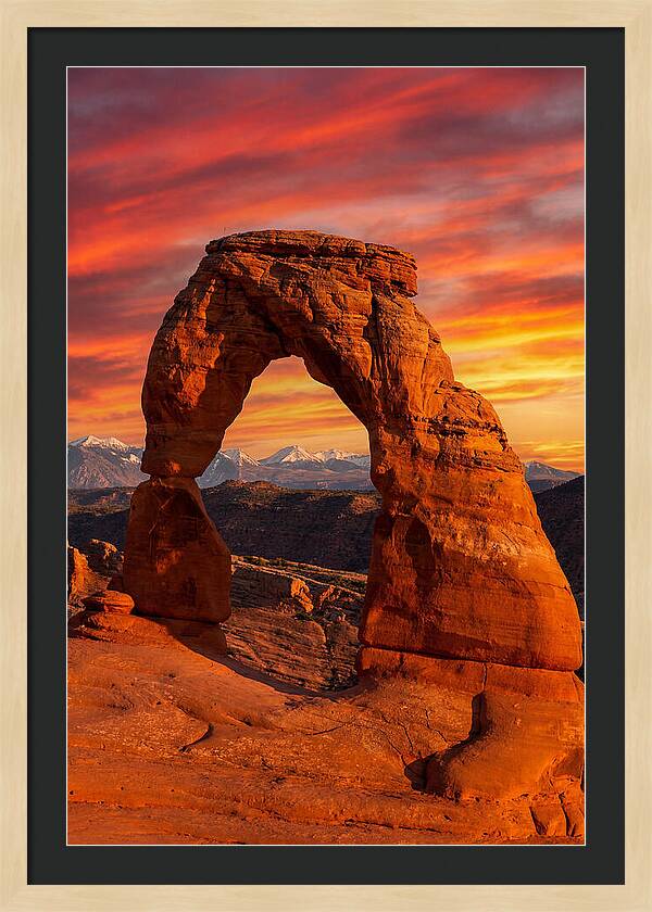 Delicate Arch At Sunset