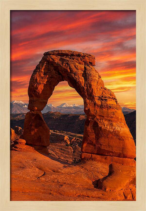 Delicate Arch At Sunset