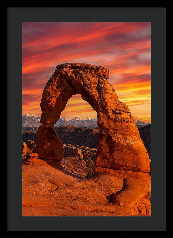 Delicate Arch At Sunset