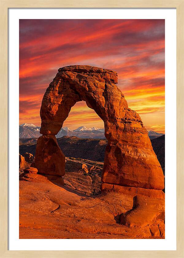Delicate Arch At Sunset