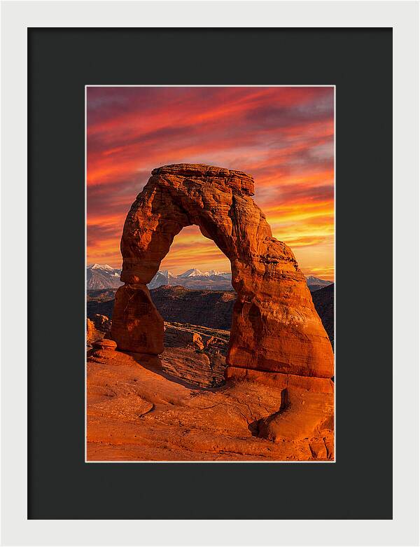 Delicate Arch At Sunset