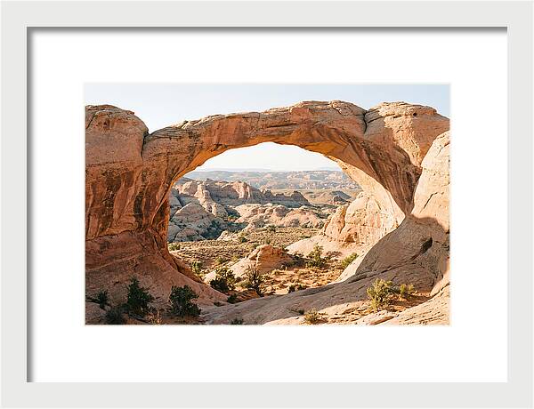 Delicate Arch Framed By Nature