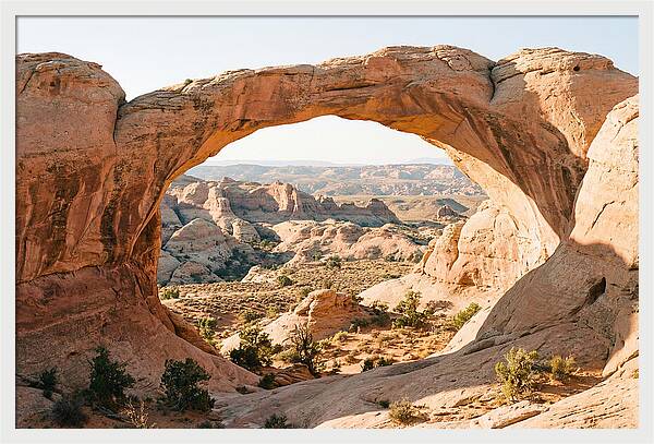 Delicate Arch Framed By Nature
