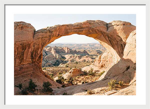 Delicate Arch Framed By Nature