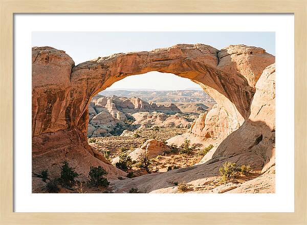 Delicate Arch Framed By Nature