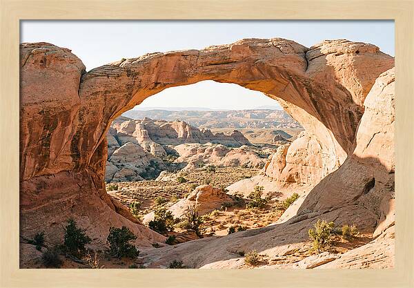 Delicate Arch Framed By Nature
