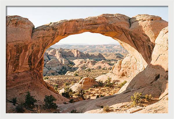 Delicate Arch Framed By Nature