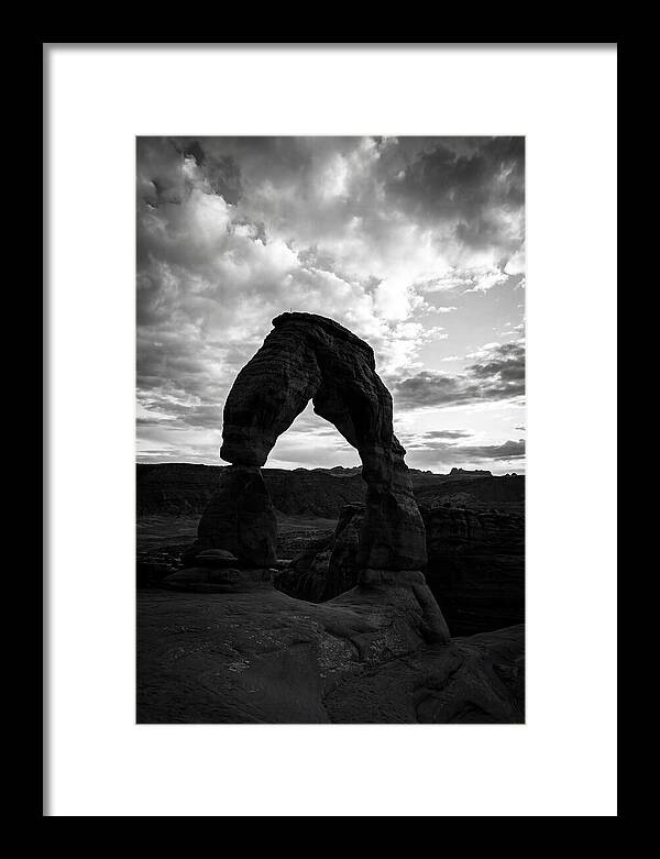 Delicate Arch Silhouette At Dusk