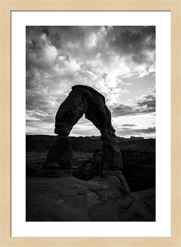 Delicate Arch Silhouette At Dusk