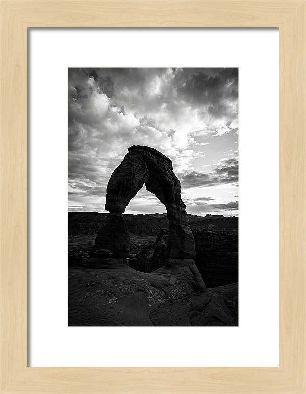 Delicate Arch Silhouette At Dusk