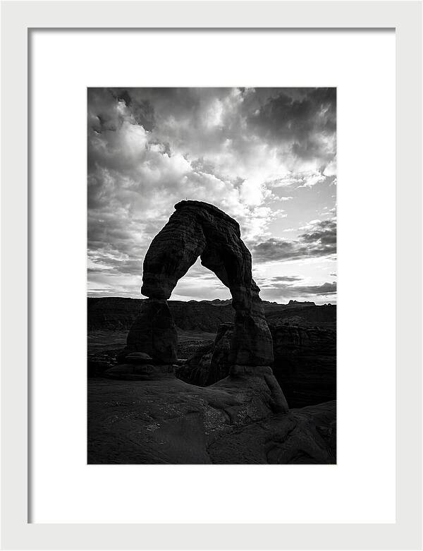 Delicate Arch Silhouette At Dusk