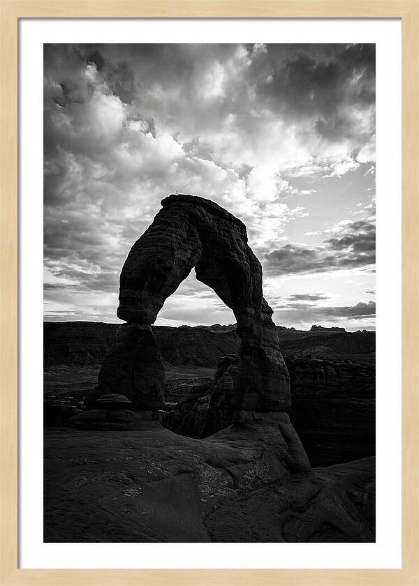 Delicate Arch Silhouette At Dusk