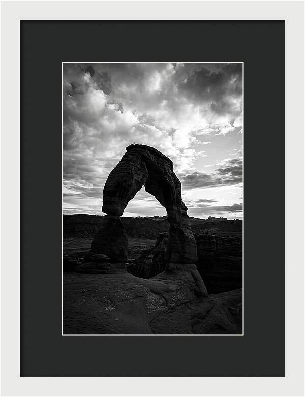 Delicate Arch Silhouette At Dusk