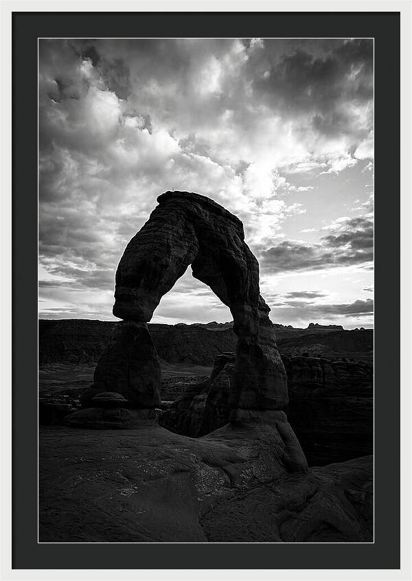 Delicate Arch Silhouette At Dusk