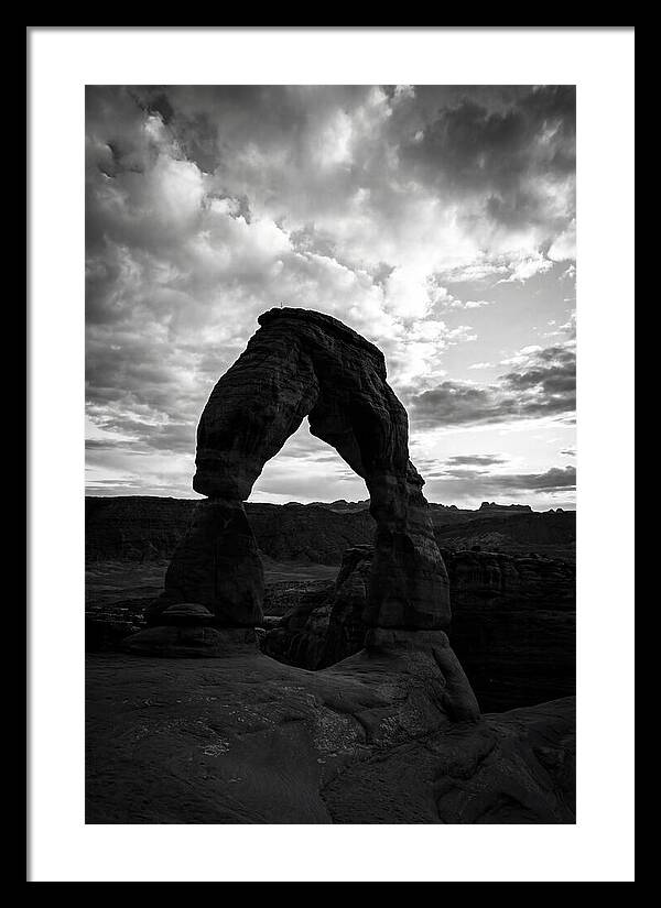 Delicate Arch Silhouette At Dusk