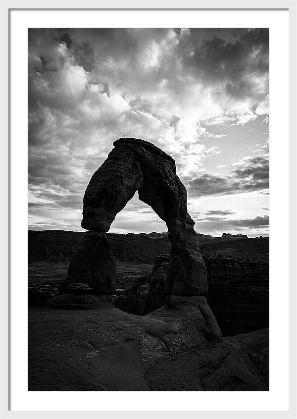 Delicate Arch Silhouette At Dusk