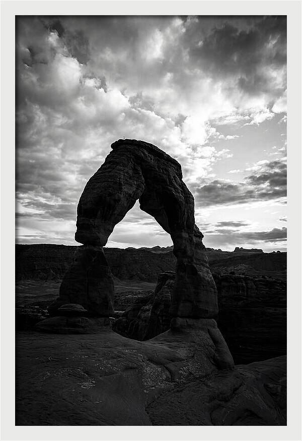 Delicate Arch Silhouette At Dusk