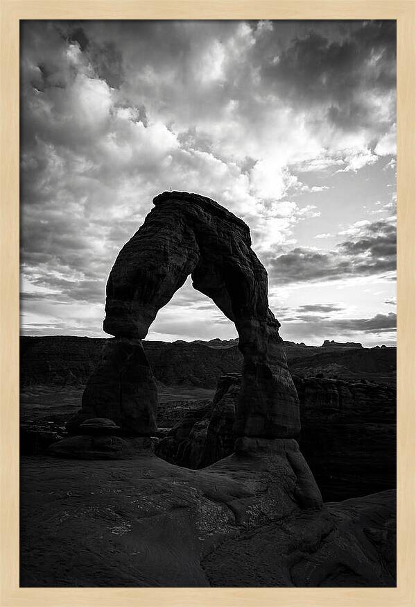 Delicate Arch Silhouette At Dusk
