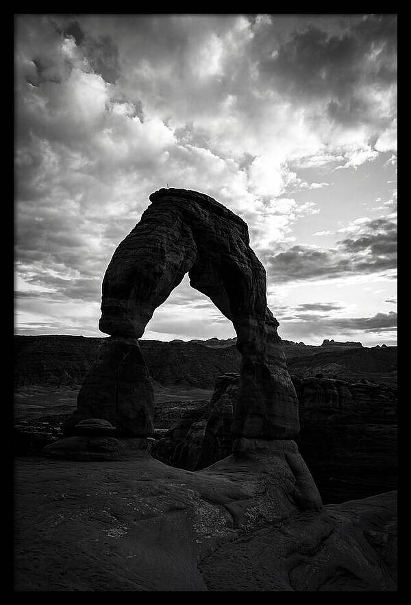 Delicate Arch Silhouette At Dusk