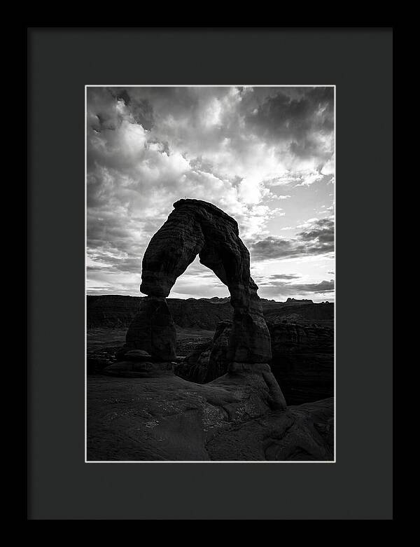 Delicate Arch Silhouette At Dusk