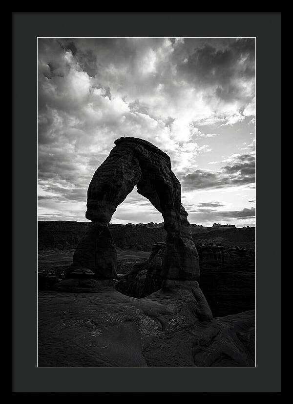 Delicate Arch Silhouette At Dusk