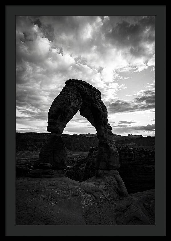 Delicate Arch Silhouette At Dusk