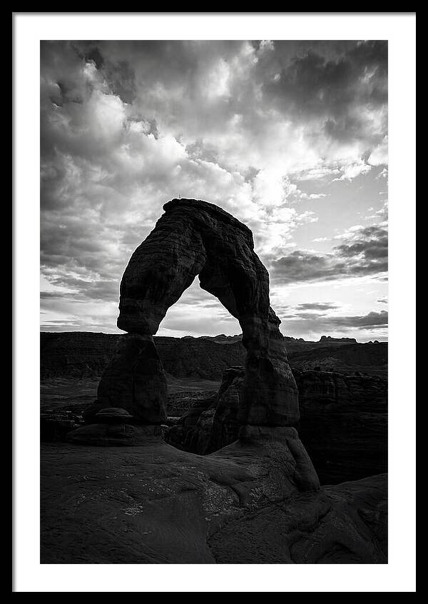 Delicate Arch Silhouette At Dusk